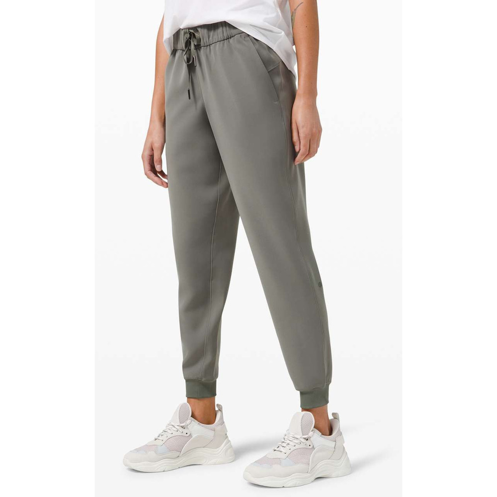 Lululemon On The Fly Jogger Pant Woven 28" Grey W5bzds Women's Size 8 *Flawed - Picture 1 of 16